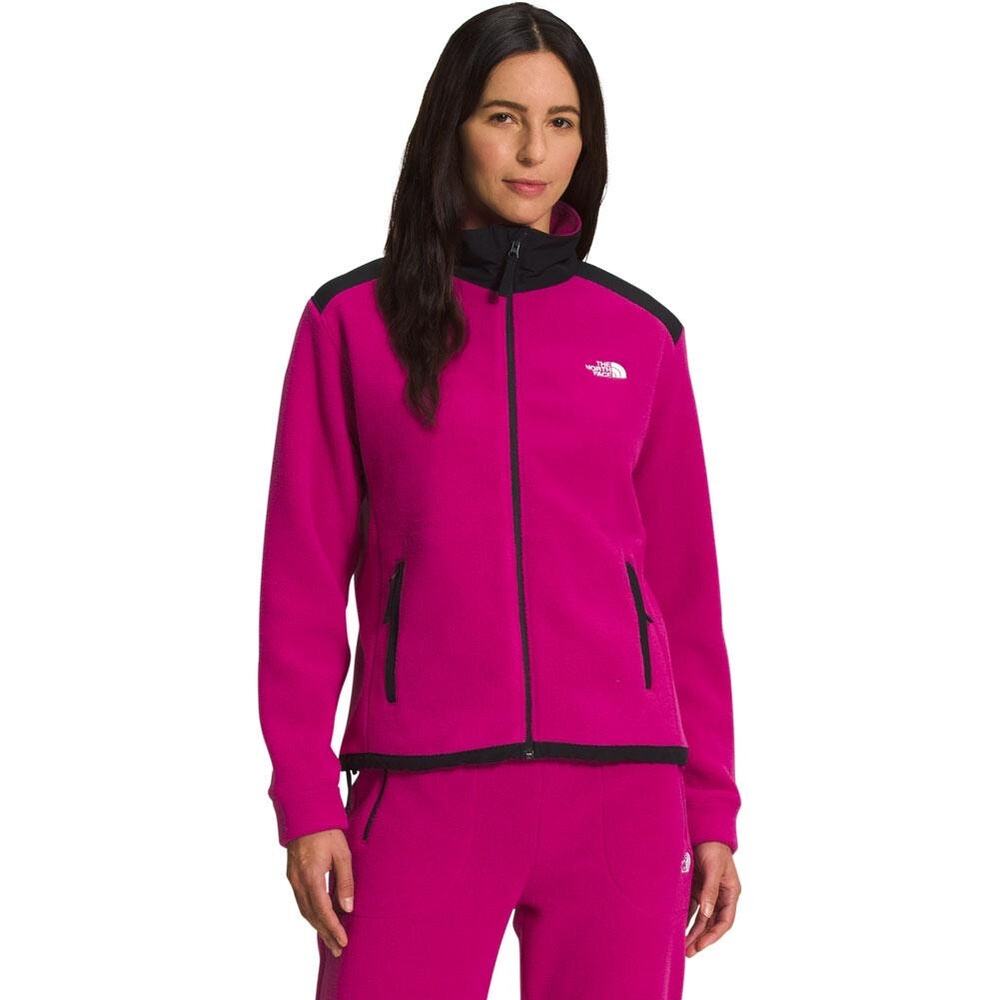 The North Face Polartec 200 Fleece Jacket Large Pink Black - Picture 2 of 9